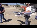 Vuelo de Avion RC Trainer 10cc O.S