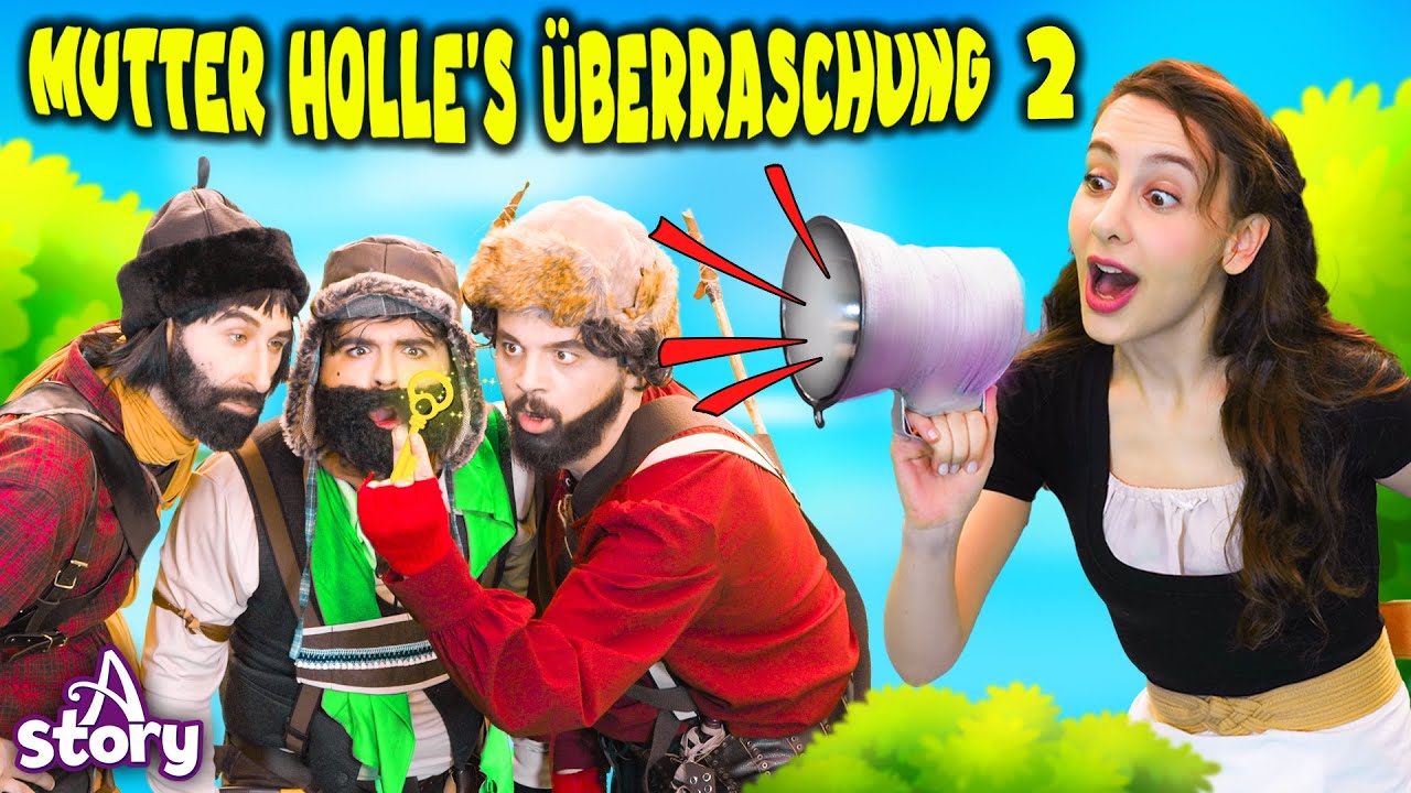 Mutter Holle und die drei Jäger | Gute nacht geschichte Deutsch | A Story German