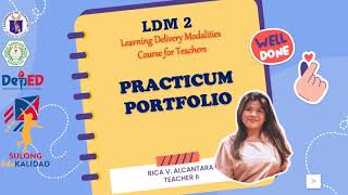 LDM 2 PRACTICUM PORTFOLIO | WITH COMPLETE ARTIFACTS, DOCUMENTATIONS AND ANNOTATIONS | FREE TEMPLATE screenshot 1