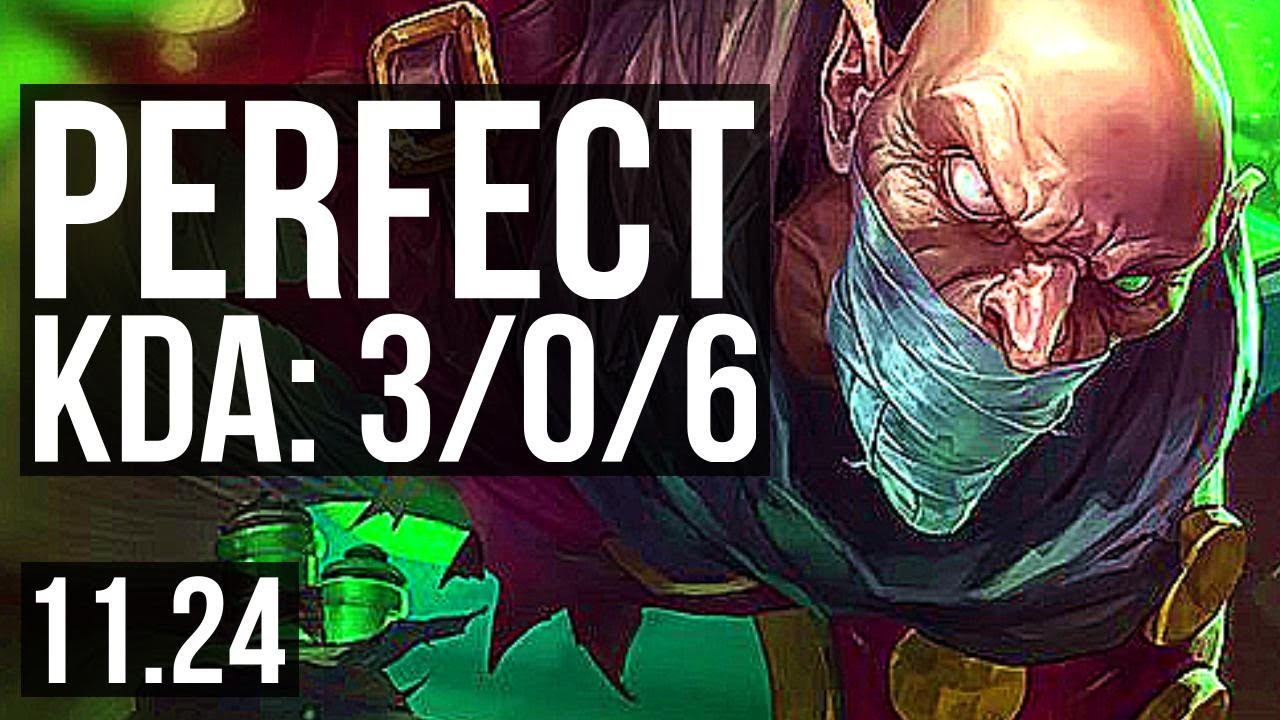SINGED vs AKALI (MID) | 3/0/6, 300+ games | KR Diamond | 11.24