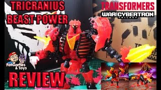 Transformers Generations Selects WFC Deluxe Class Tricranius Beast Power Review