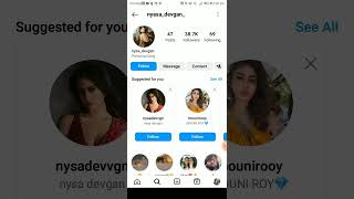 Nysa Devgan Real Account