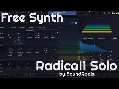 Free Synth - Radical1 Solo by SoundRadix(No Talking)