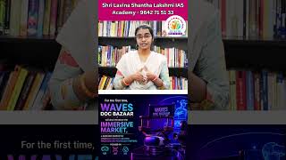 The Second Edition of WAVES Doc Bazaar 2026#upsc#appsc#ssc#shantha Lakshmi Ias Academy #