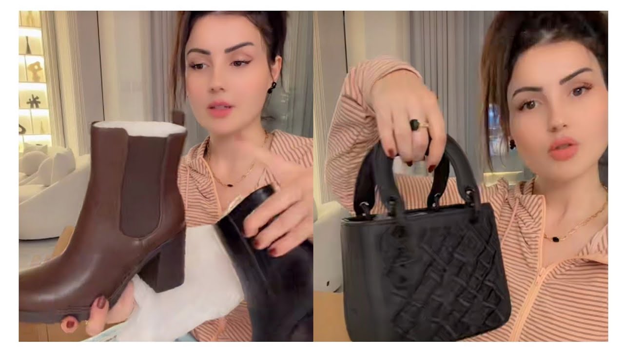 نور وعصام 🥰  طلبية جديد بوكس ملابس وبوط شتوية 