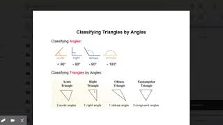 Classifying Triangles by Angles