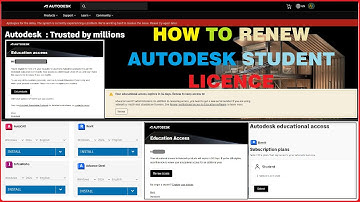Renew Autodesk student license