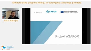 Meteorološka podpora letenju in upravljanju zračnega prometa - eGAFOR