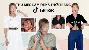 Thử mẹo làm đẹp và thời trang trên Tiktok, tự cắt tóc mái trong sự hồi hộp | From Sue