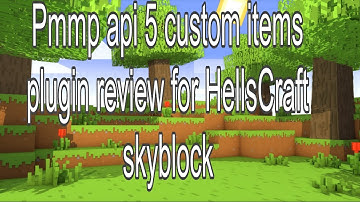 Custom item pmmp api 5 plugin for HellsCraft skyblock #minecraft #plugin #skyblock #pmmp