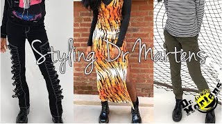 HOW I STYLE DR. MARTEN JADON BOOTS || LOOKBOOK || KARIISHA