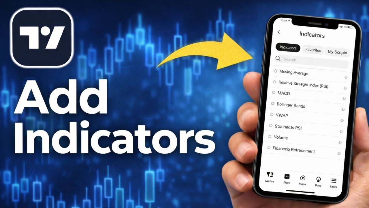 How To Add An Indicator To The Tradingview App (Step by Step) - YouTube