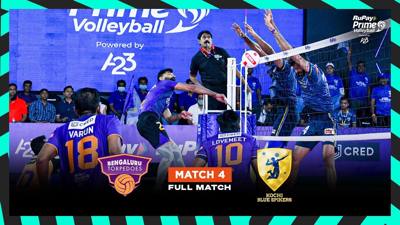 Bengaluru Torpedoes vs Kochi Blue Spikers - Season 1 RuPay Prime Volleyball League powered by A23
