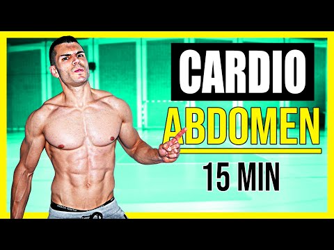 Rutina CARDIO y ABDOMEN 15 MINUTOS 💥 HIIT CARDIO para QUEMAR GRASA y TONIFICAR ABDOMINALES [En CASA]