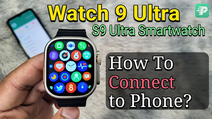 Watch 9 Ultra (S9 Ultra Smartwatch) How To Connect To Phone? | Fitpro Application T900