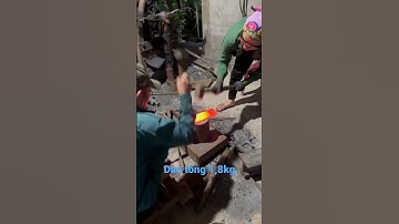 Dao Tông Chặt Cán Sắt Nhíp Xe IFA 1,8kg - Xưởng Rèn Tấn Lộc Tài