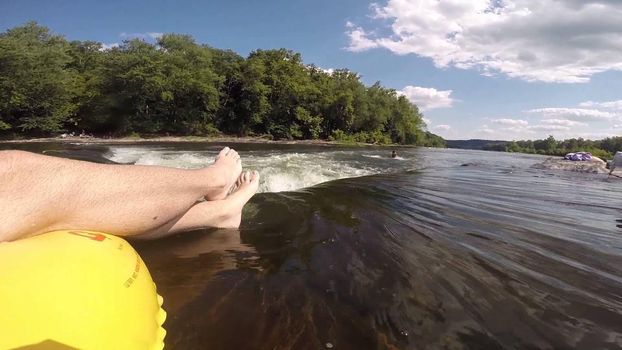Tubing down the Delaware River YouTube