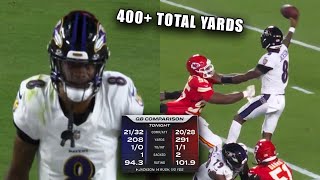 Lamar Jackson 'RAN FOR HIS LIFE' FULL HIGHLIGHTS 😳🔥 Ravens vs Chiefs 2024 Highlights