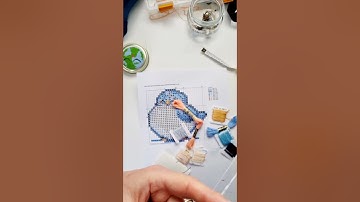 this is how I separate my floss for cross stitch embroidery #embroidery #crossstitch