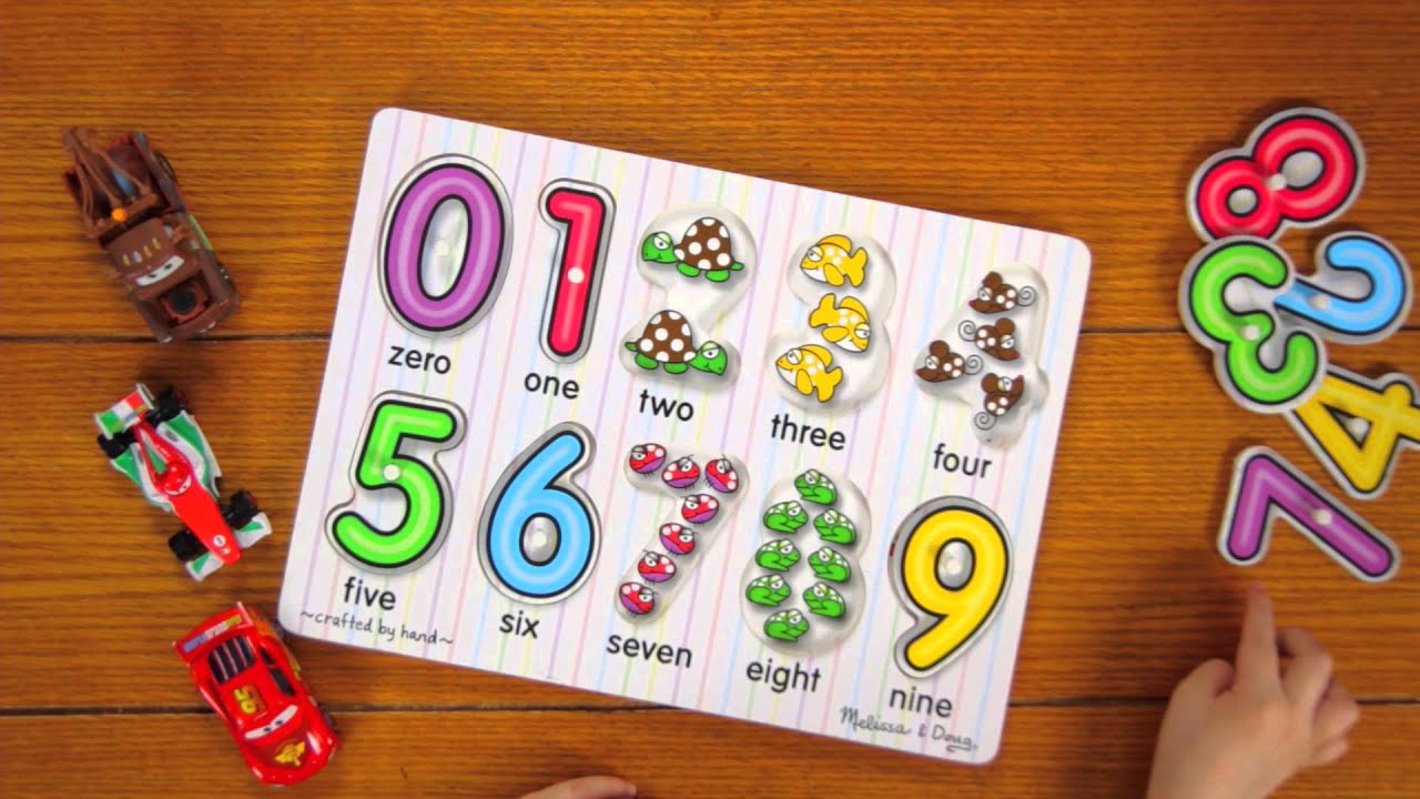 Number Puzzle with Pixar Cars YouTube