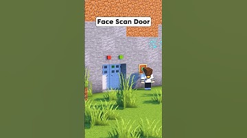 Minecraft Face Scan Door 🤯 (NO ERA AMOR) #shorts #minecraft