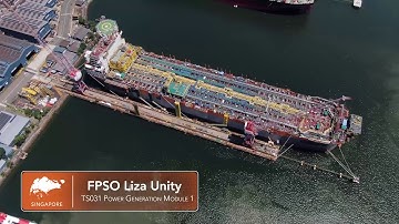 The topsides lifting campaign for the FPSO Liza Unity