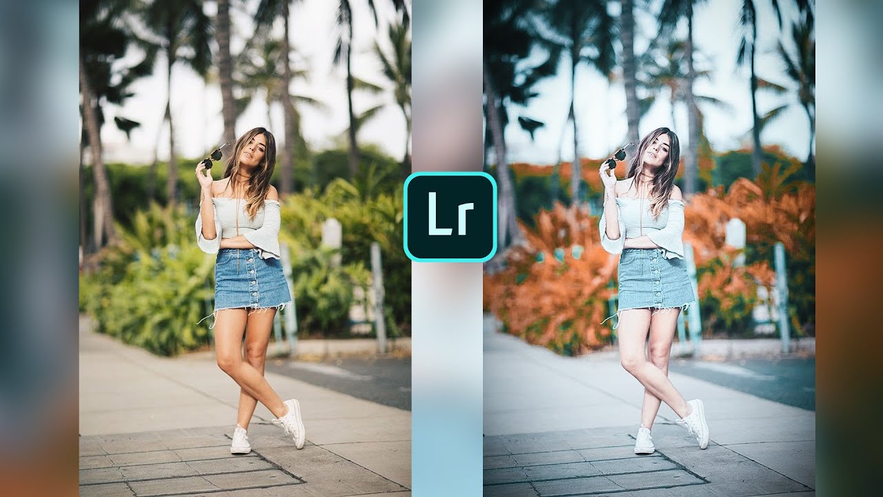 Lightroom aqua and orange tone photo editing tutorial with easy steps