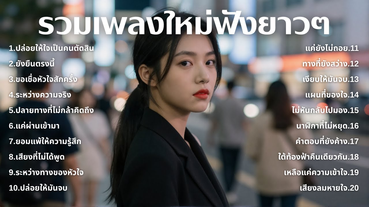 รวมเพลงเศร้า💔ฟังยาวๆไม่เคยเสียใจ คงไม่เข้าใจ | ฟังยาวๆ | ชุด[196] | Relax Harmony [Official Music]