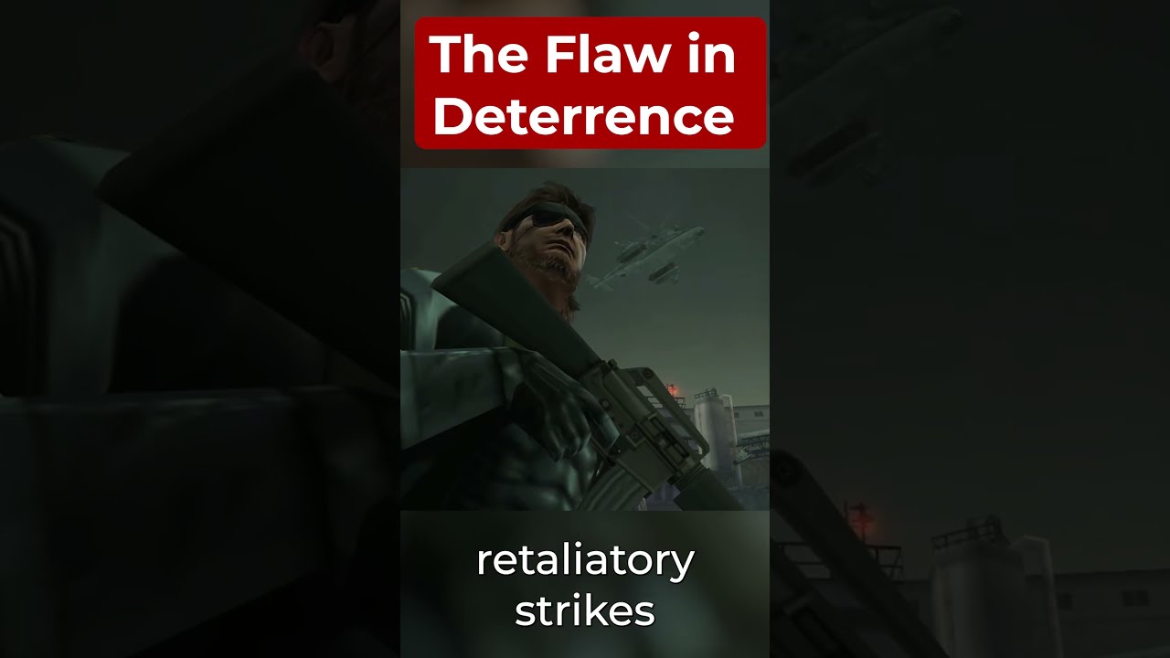 The psychological flaw of deterrence theory in #mgs #peacewalker #metalgearsolid