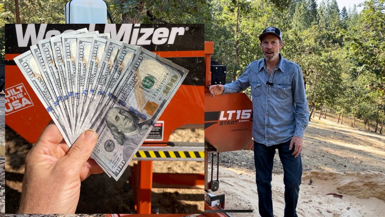 How I Make Money with My Woodmizer LT15 Sawmill YouTube