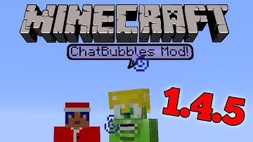 Chat Bubbles Mod - Minecraft 1.4.5 Modvorstellung [German]