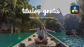 Instala TEXTOS ANIMADOS en DaVinci Resolve