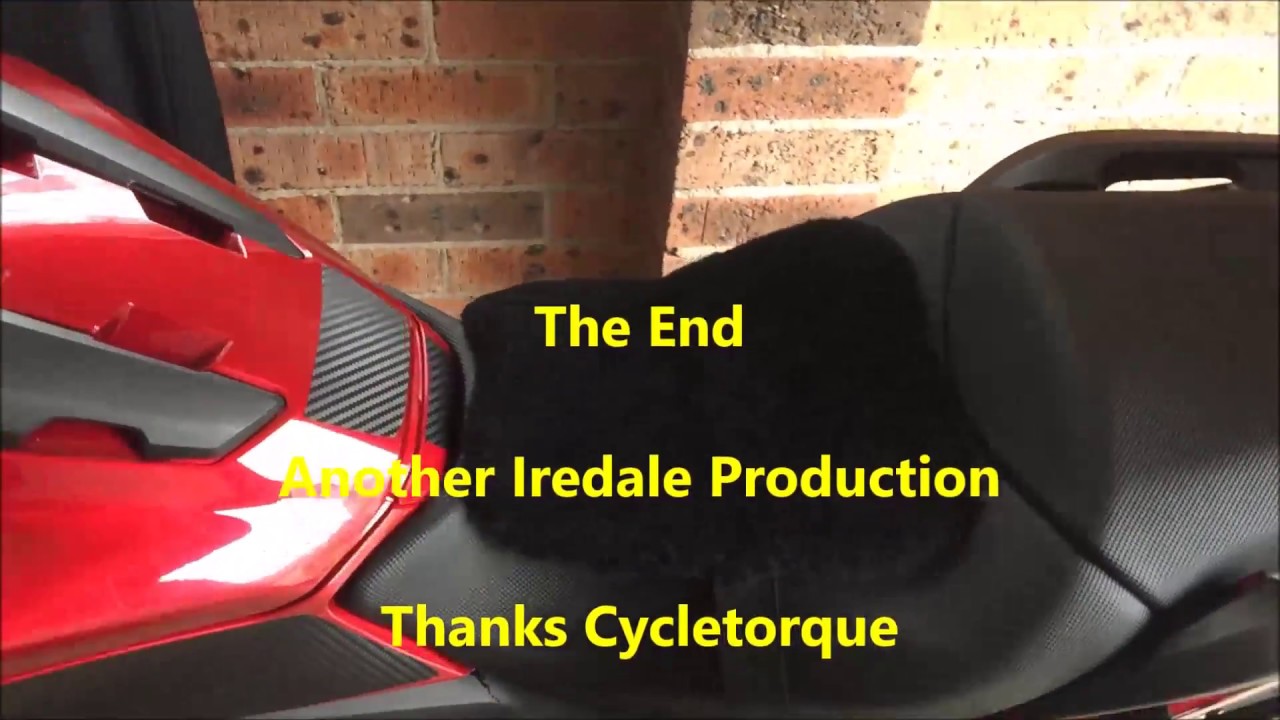 Honda NC750X Sheep Skin Seat Pad Install