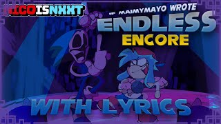 Endless ENCORE WITH LYRICS | Sonic.exe mod Cover | IF MAIMYMAYO WROTE with Lyrics | FT @SpeedyD33