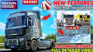 Truck simulator Europe 3 new update future snow ❄️ maps and New truck DAF upcoming