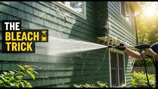 How To: Remove Spider Webs with a Pressure Washer & Bleach
