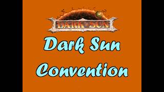 DarkCon Tickets on Sale, for Dark Sun fans