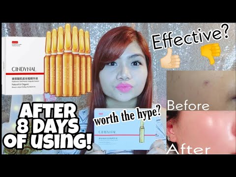 CINDYNAL AMPOULE HONEST REVIEW! | WORTH THE HYPE? | NIACINAMIDE ESSENCE ✨