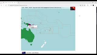 Seterra - Oceania Countries in 16.787 seconds [Type]