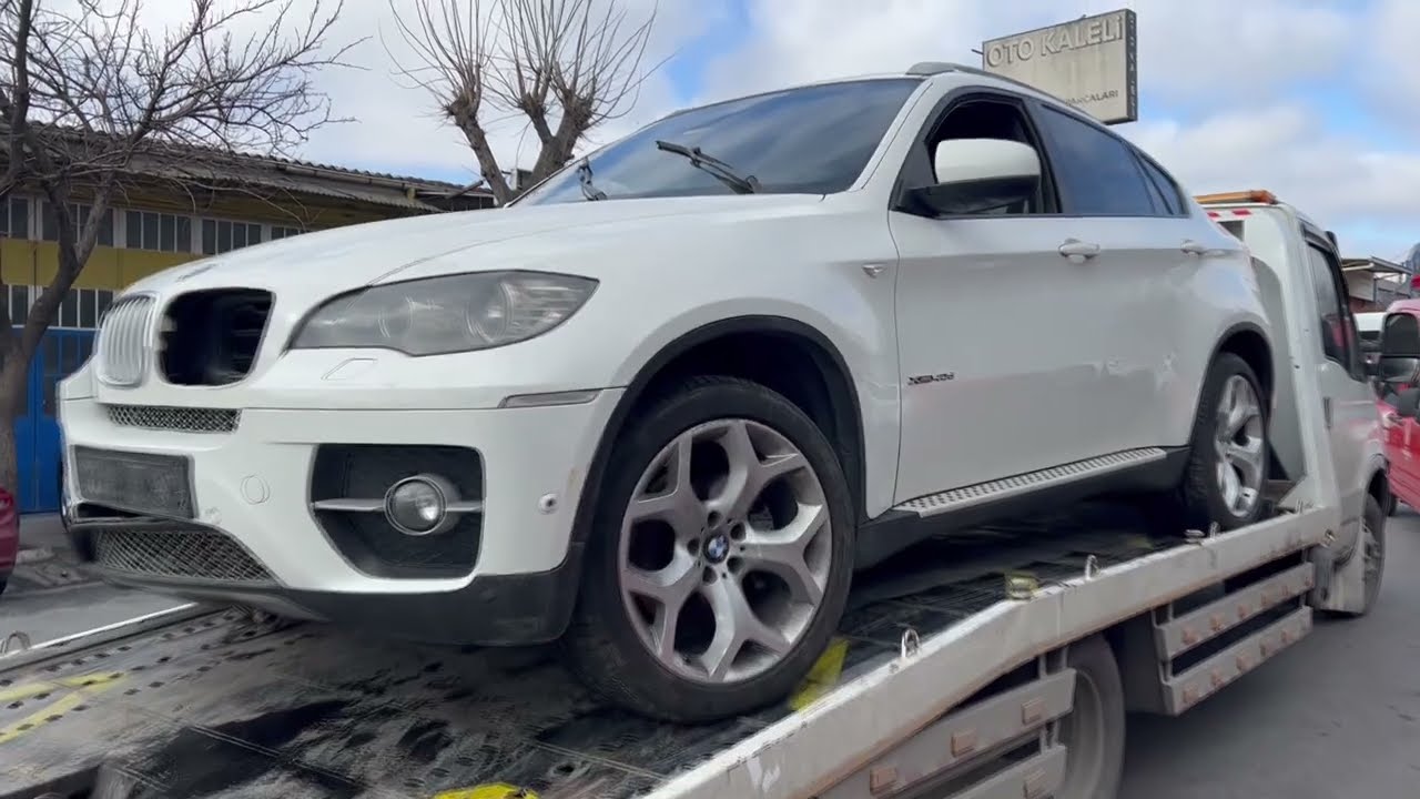 AĞIR HASAR KAYITLI GIRTLAK DOLU BMW X6 40DİZEL ALDIK DÜKKANA İNDİRDİK VE PEUGEOT 301 ALIP SATTIK!