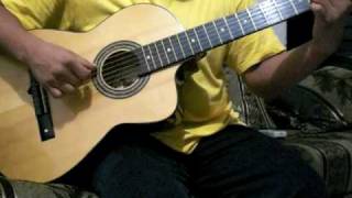 Vignette de la vidéo "De Gloria en Gloria (solo guitarra acustica) musica cristiana"