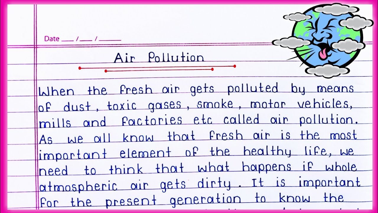 Essay on Air Pollution in English || Air Pollution essay writing || Air Pollution ||