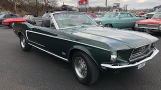 1968 Ford Mustang GT Convertible SOLD $27,900 Maple Motors #921