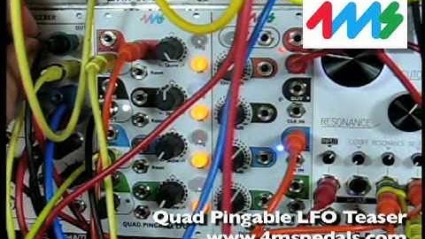 4ms Quad Pingable LFO (QPLFO) teaser preview