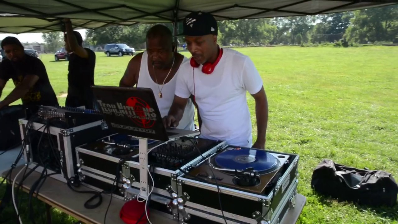 Djs in the park in Philadelphia Philly June 11,2017