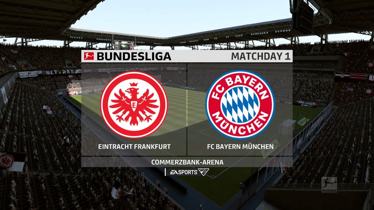 Frankfurt vs Bayern | Bundesliga 2025/26 | FIFA 19 Mod EAFC 25 Simulation