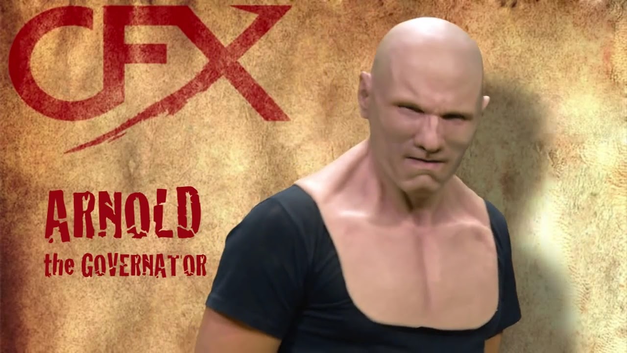 CFX Arnold the Governator Silicone Mask Movement Video