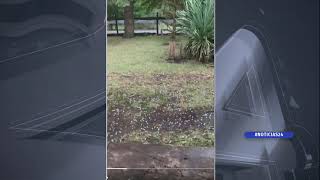 Sistema frontal: reportan lluvias y granizos en distintos puntos de la región Metropolitana