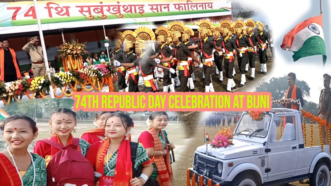 74th Republic Day Celebration at Bijni BDSA play ground//SDAO Agril Bijni//Teblew show 