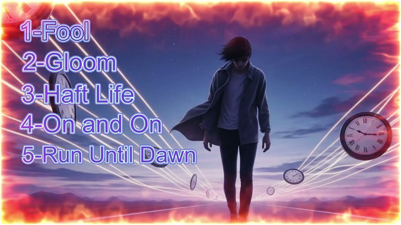 Fool, Gloom, Haft life, On and On & Run Until Dwan.